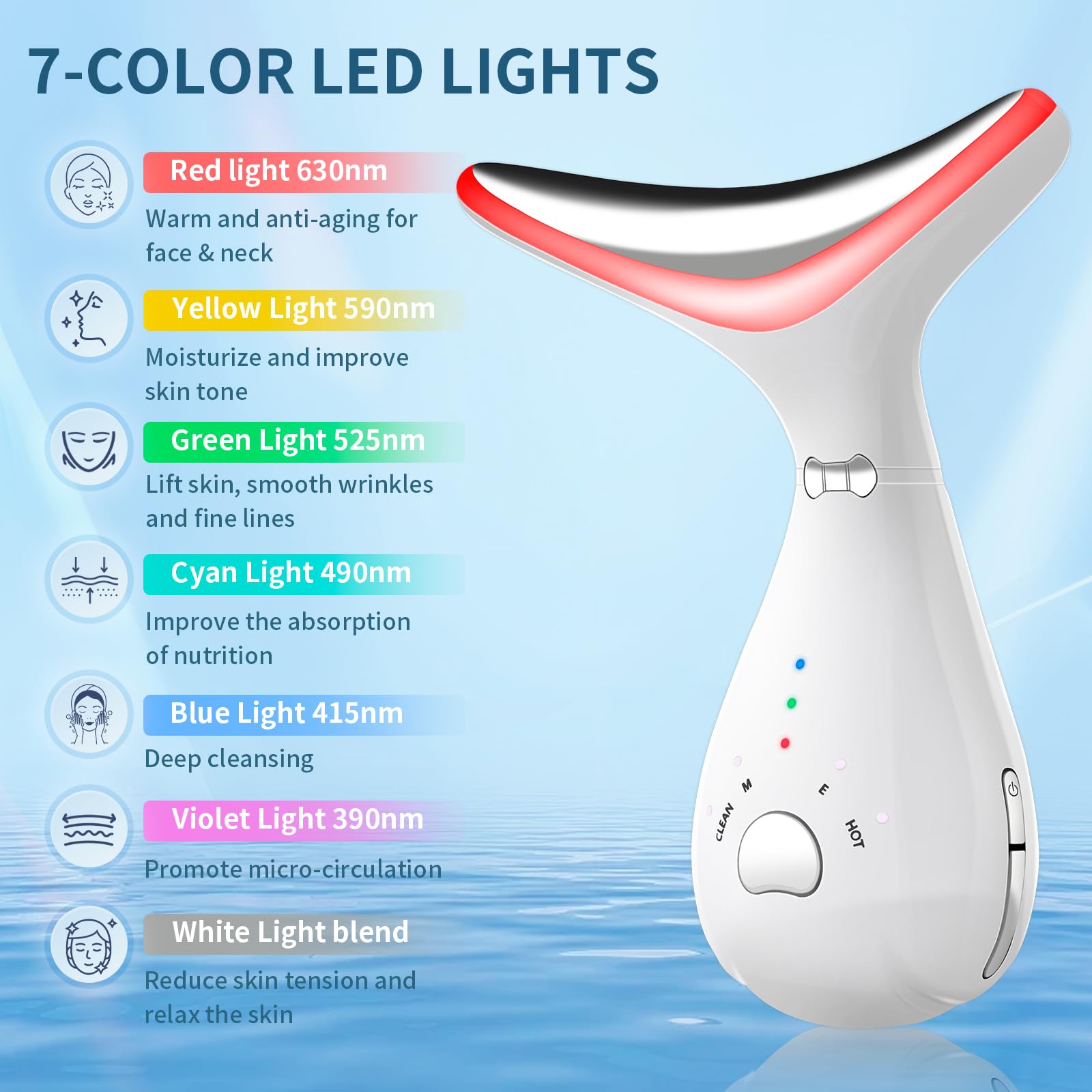 Martvex massager applied to cheeks to lift and stimulate circulation