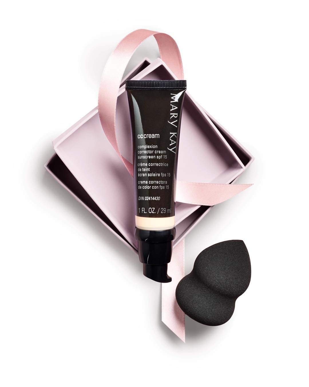 Mary Kay CC Cream Light to Medium bottle provides SPF 15 hydration and natural-looking coverage.