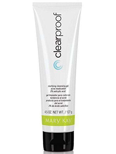 Mary Kay Clear Proof acne cleansing gel bottle for daily facial cleansing.
