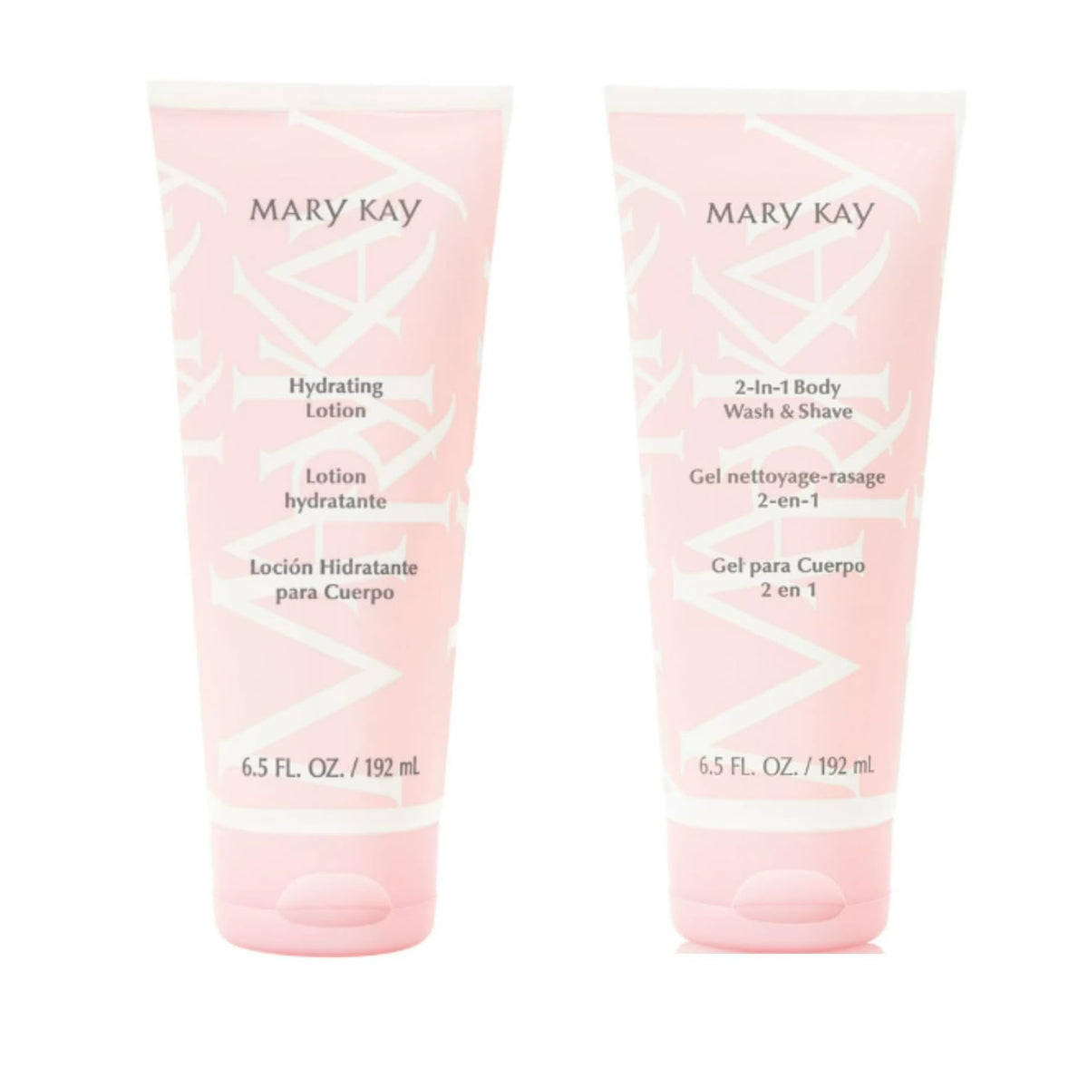 Mary Kay Hydrating Lotion and 2-in-1 Body Wash Shave tube for daily moisturized skin