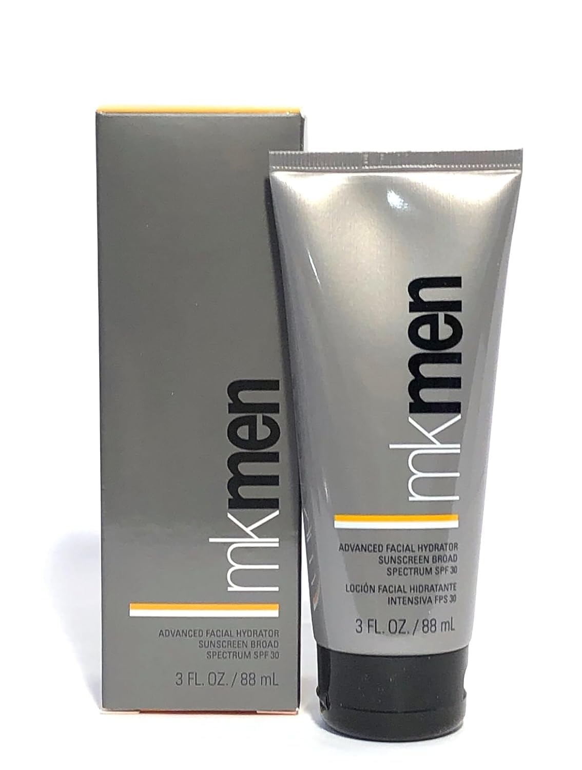 Mary Kay MK Men Advanced Facial Hydrator bottle closeup for daily hydration.