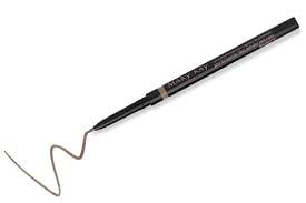 Mary Kay Precision Brow Liner Dark Blonde demonstrates hair like strokes for natural brow definition.