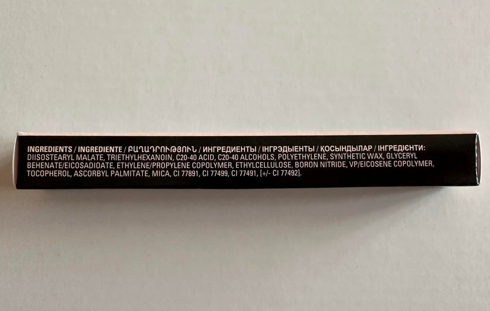 Mary Kay Signature Brow Liner Blonde swatch-on-arm shows warm, blendable shade.