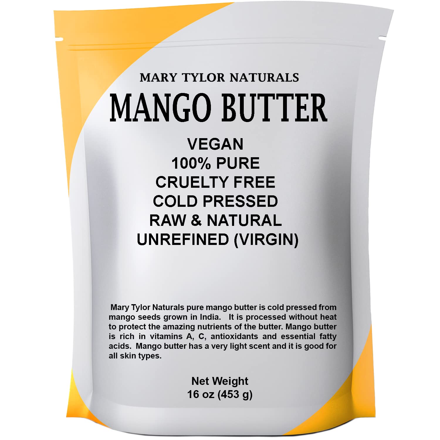 Mary Tylor Naturals mango butter light scent for everyday use