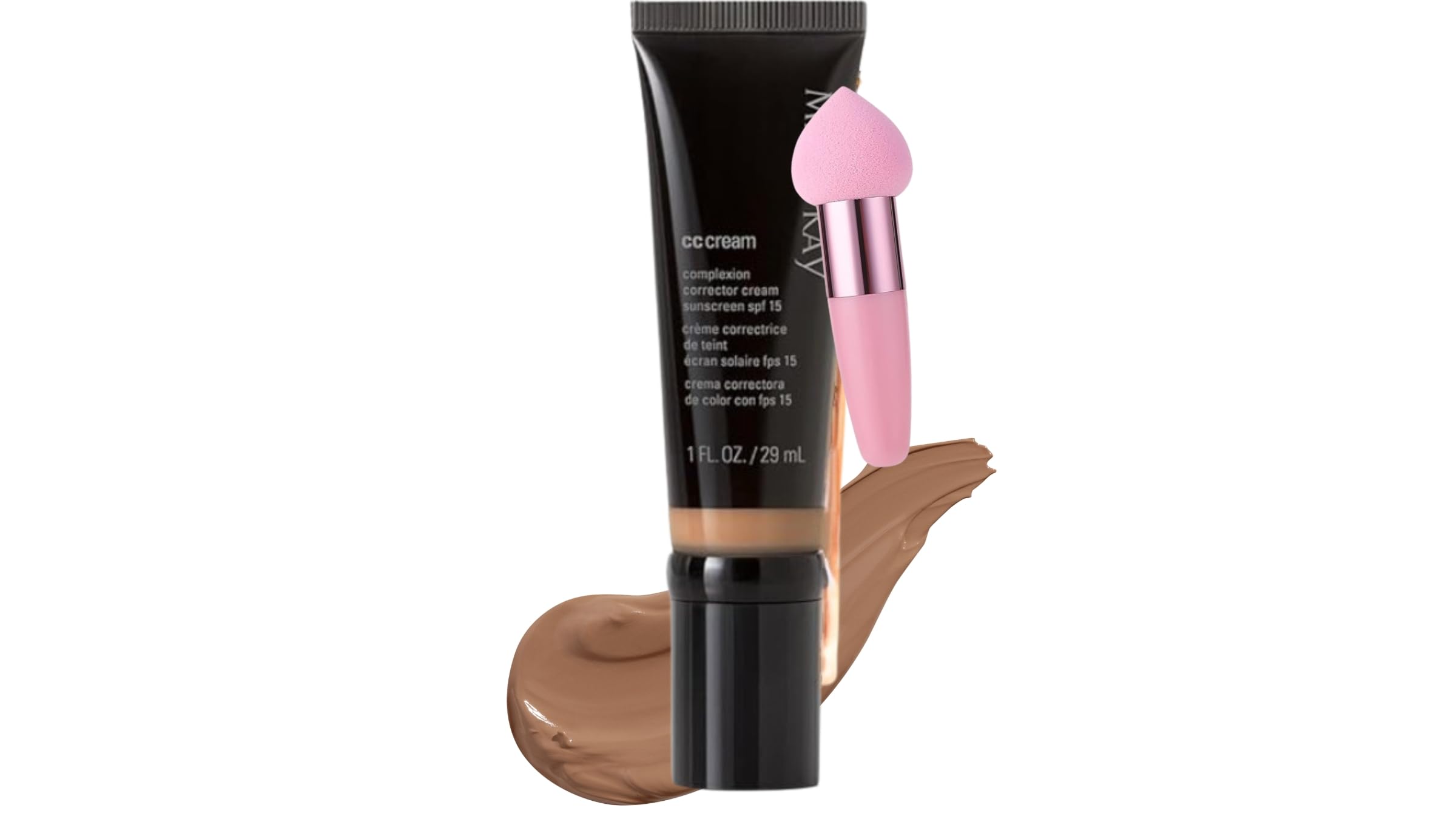 Mary y Key CC cream with SPF 15 for the face offers lightweight coverage and sun protection.