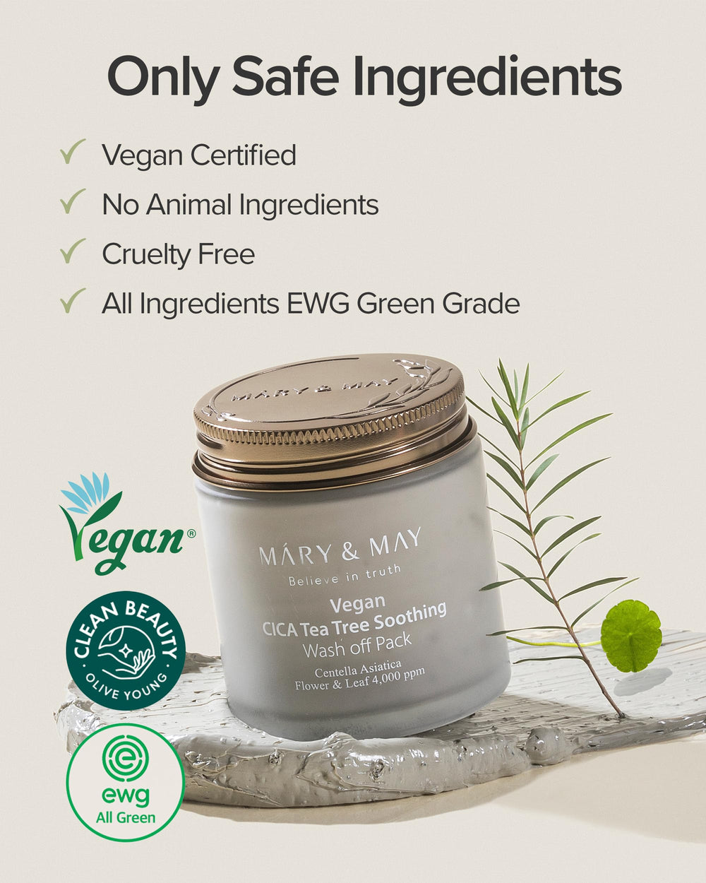 Mary&May eco packaging with recycled paper and soy ink for sustainable beauty