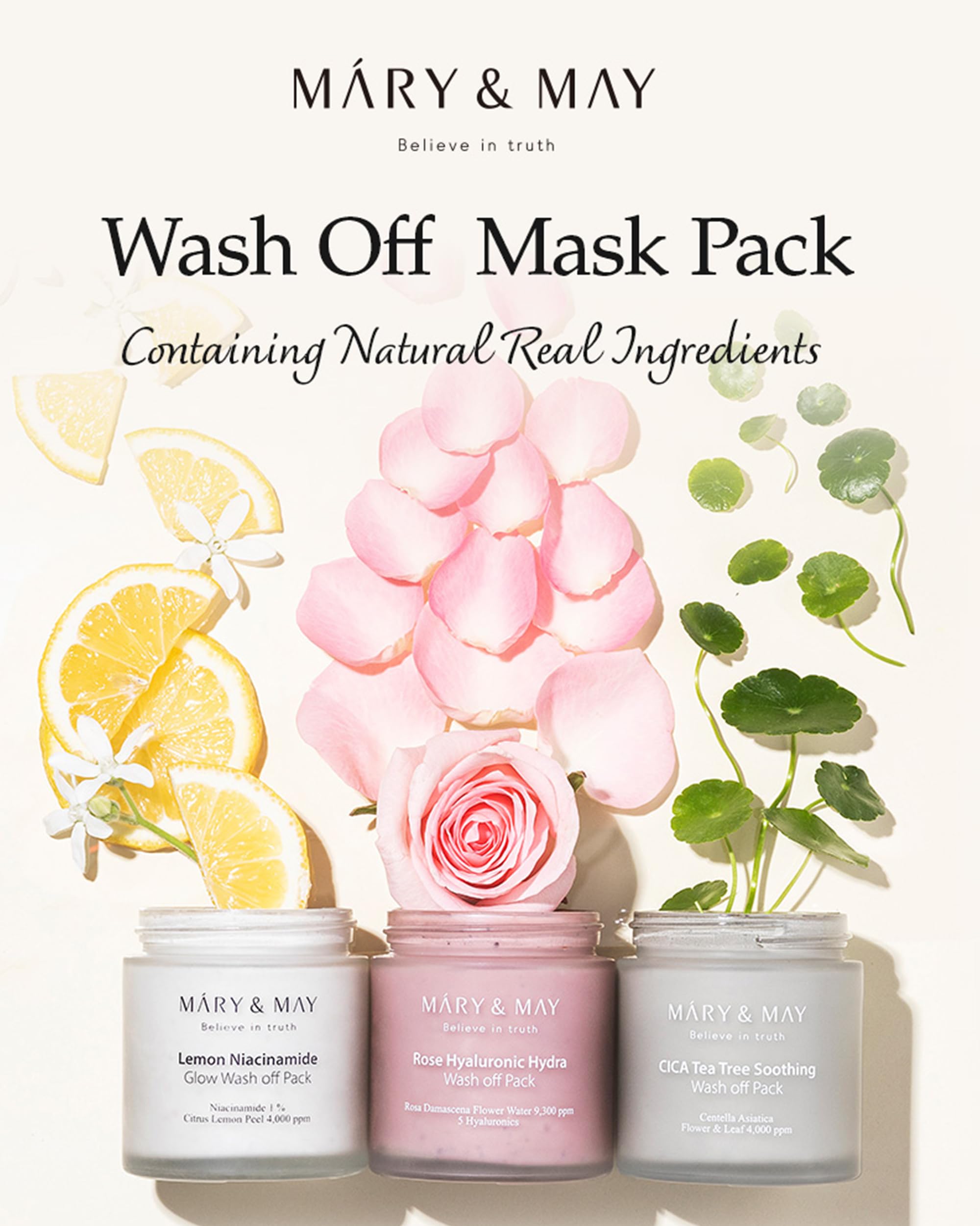 Mary&May hydrated soft skin after wash-off mask reveal