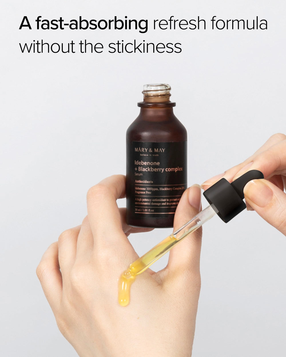 Mary&May Idebenone Blackberry Serum ingredients list, green grade, eco-conscious choice.