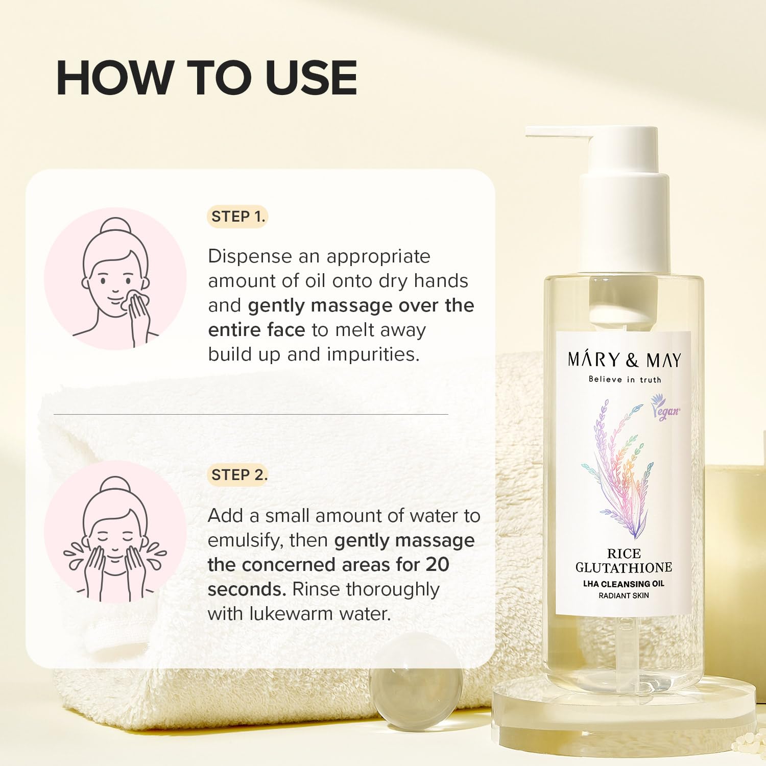 6.76 oz bottle provides ample daily cleansing