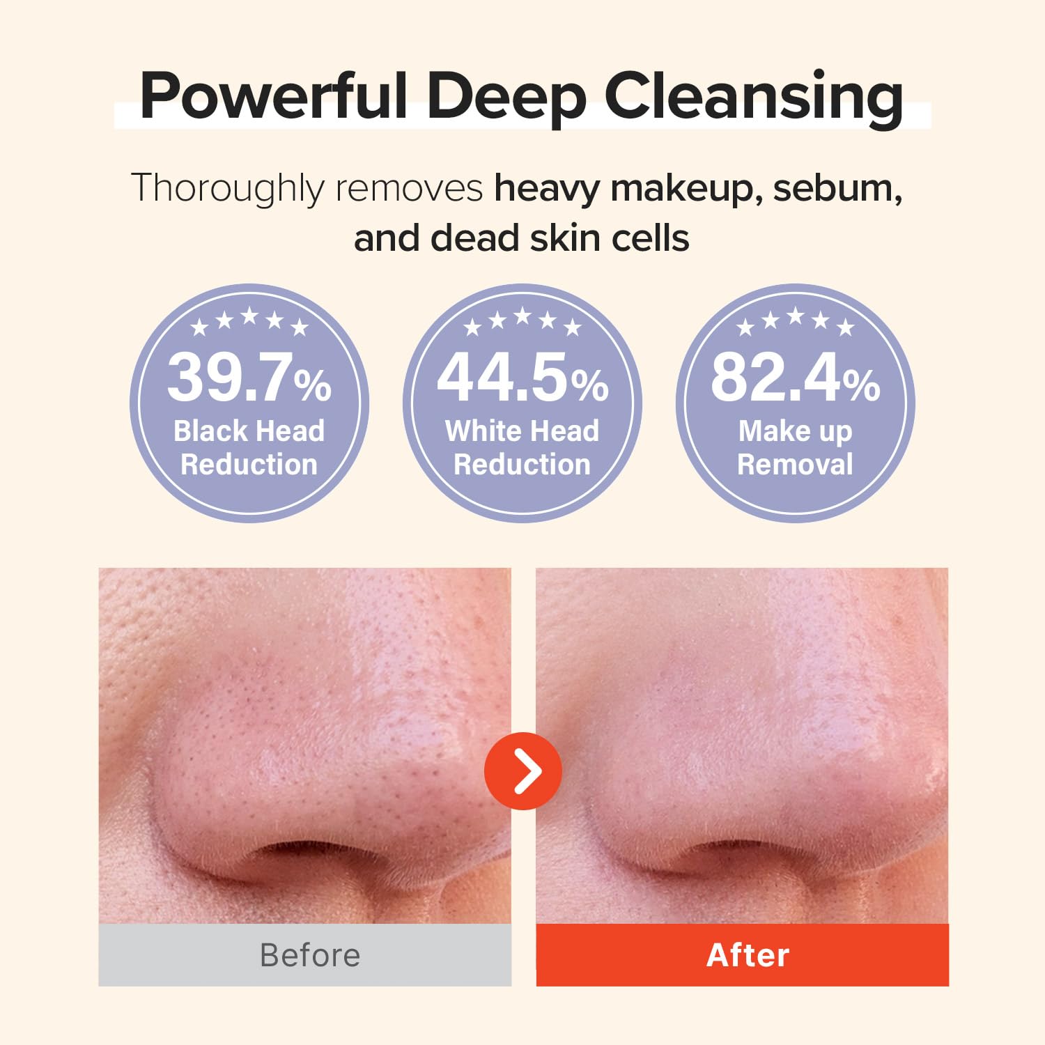 Rice bran and glutathione support gentle radiance after cleansing