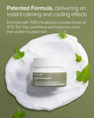 Mary&May gel cream being massaged into skin for hydration and comfort