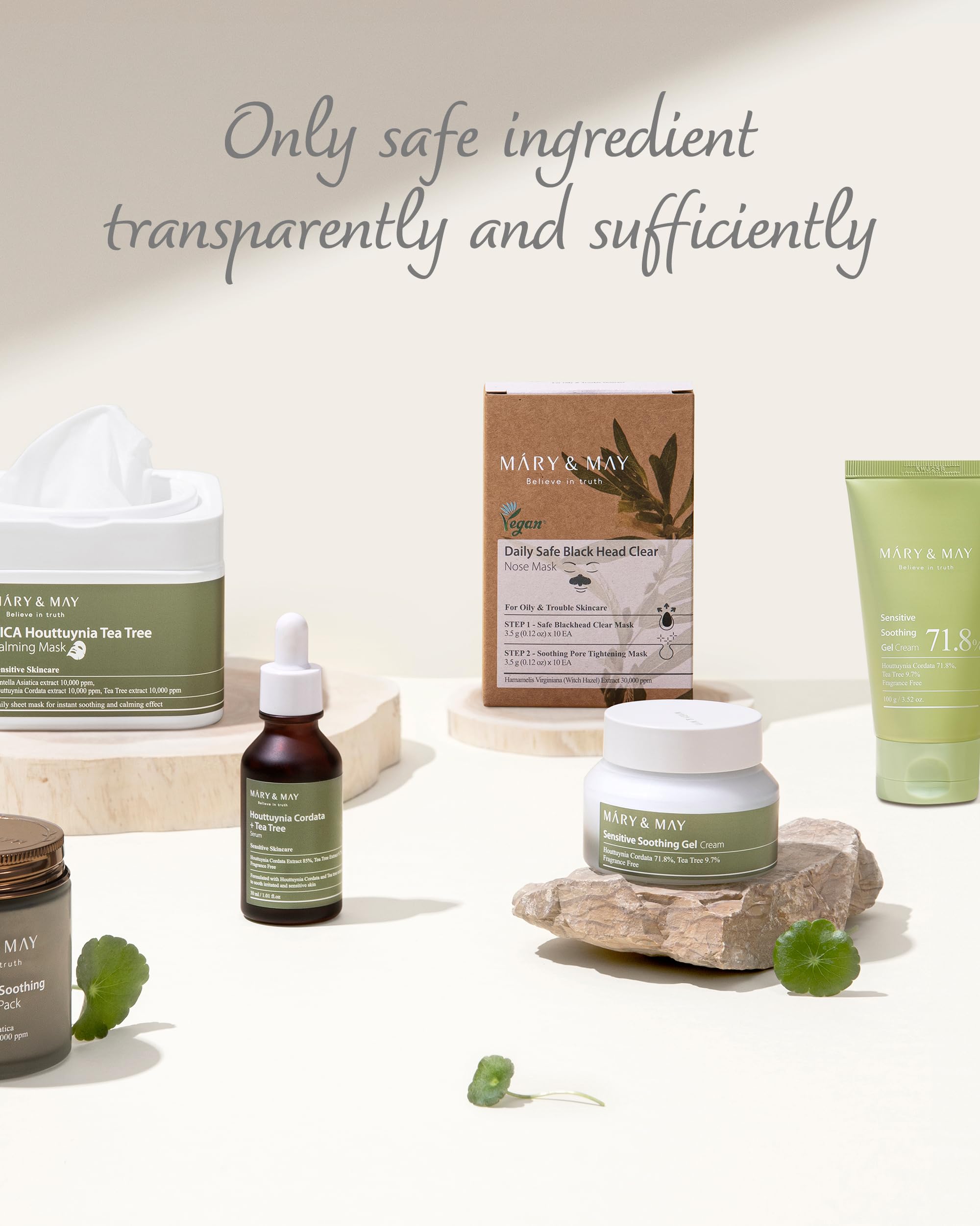 Mary&May skincare routine moment for morning and night use