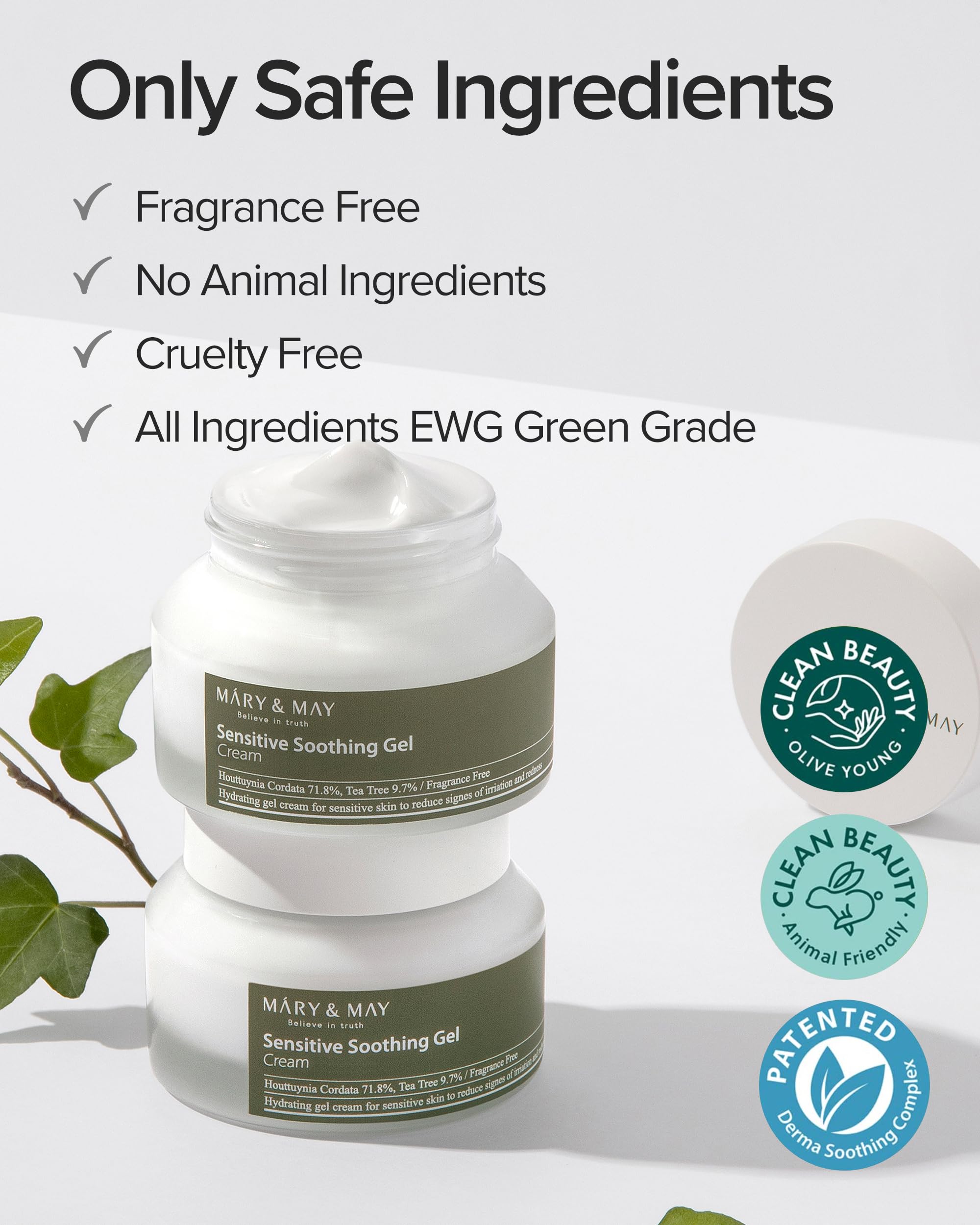Mary&May tea tree and houttuynia closeup for calming pores and clarity