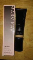 Mary Kay CC Cream SPF 15 in Medium to Deep shade provides lightweight coverage.