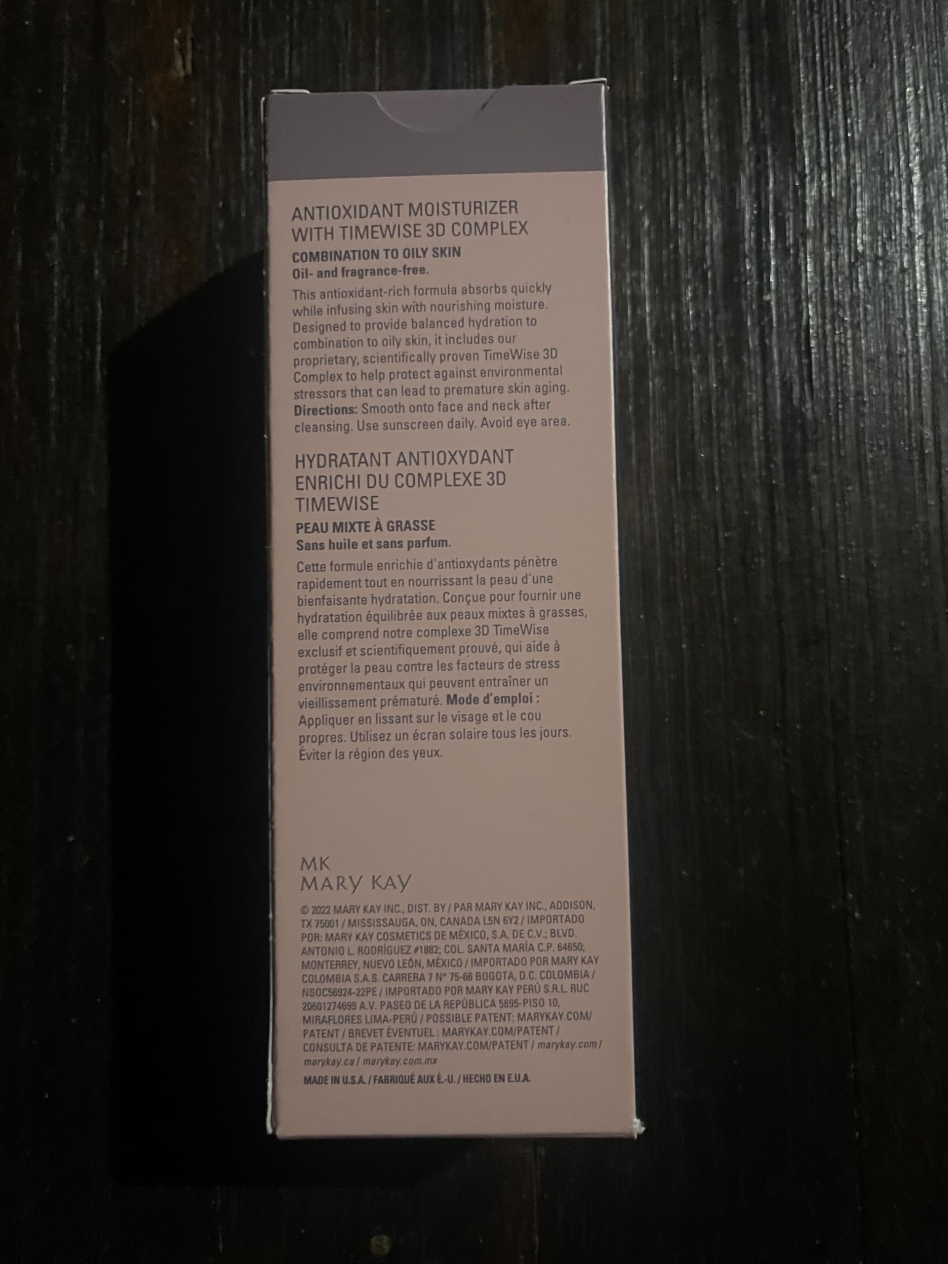 Mary Kay TimeWise Antioxidant Moisturizer jar close-up signals premium skin care for resilience.
