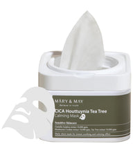 Mary&May CICA mask packaging in a recyclable container for hygienic storage