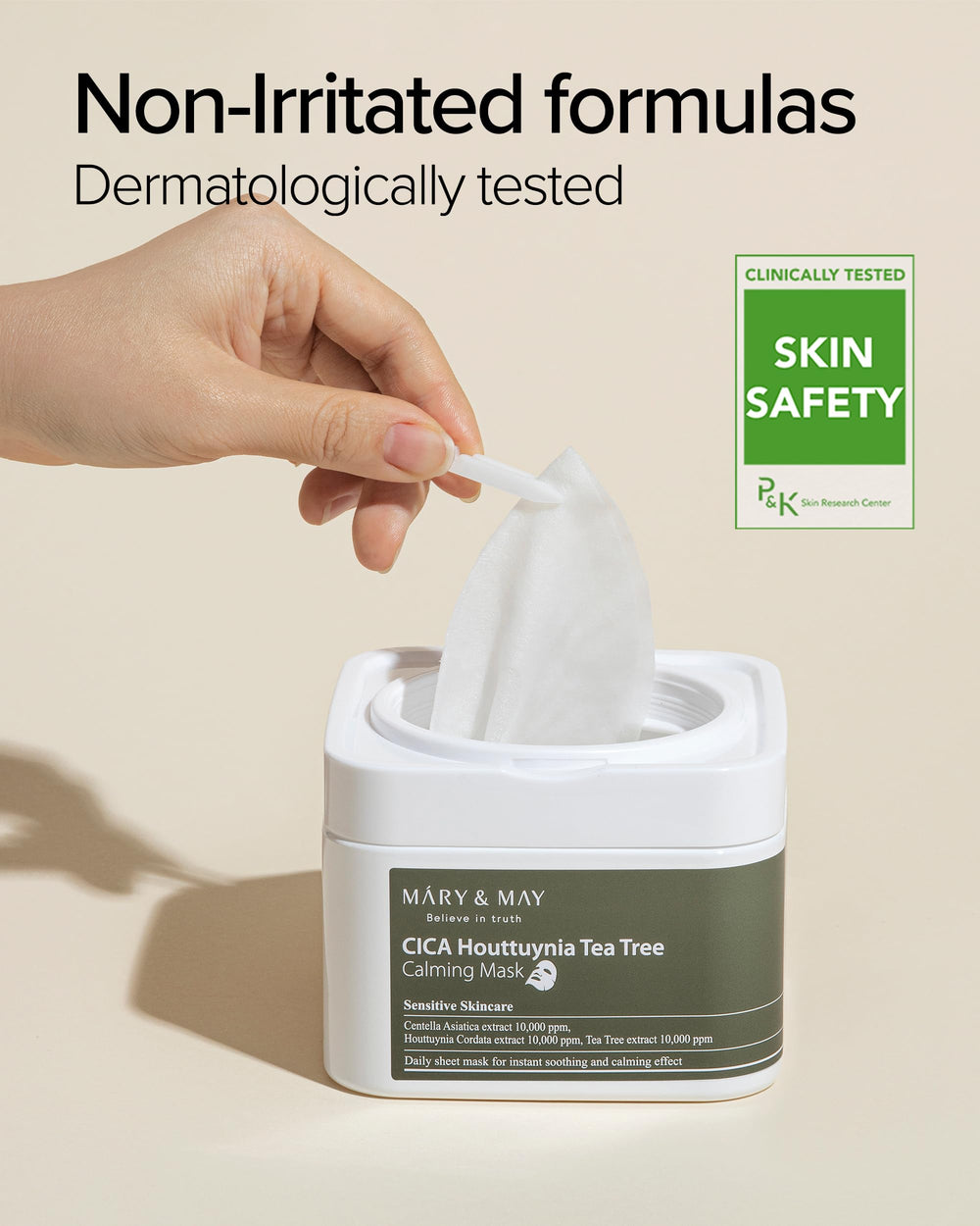 Mask texture close up showing the hydrating serum