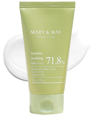 Mary&May Sensitive Gel Cream jar front for calm, refreshing hydration on sensitive skin.