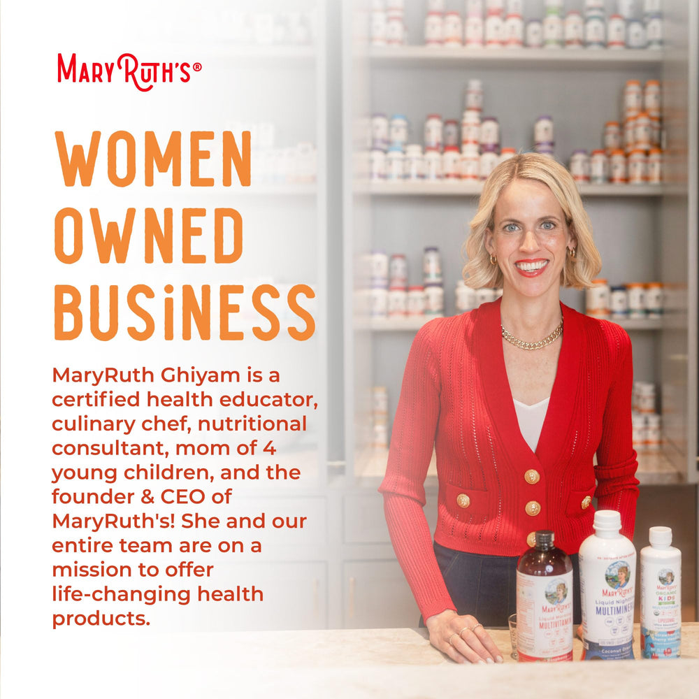 MaryRuths Hair and skin support concept image highlights daily benefits