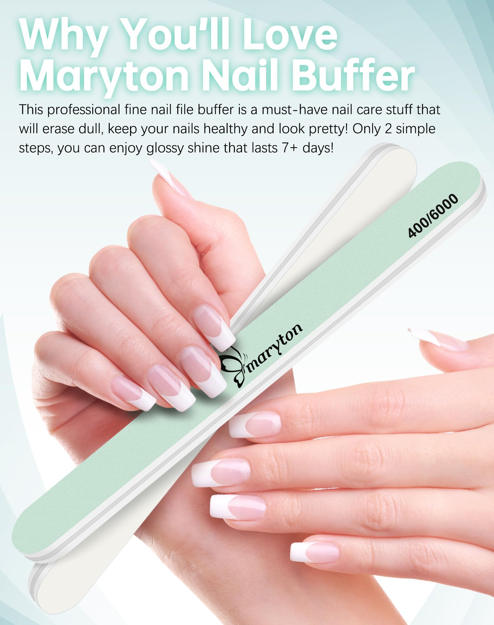 Maryton buffer white 6000 grit for a glass-like shine