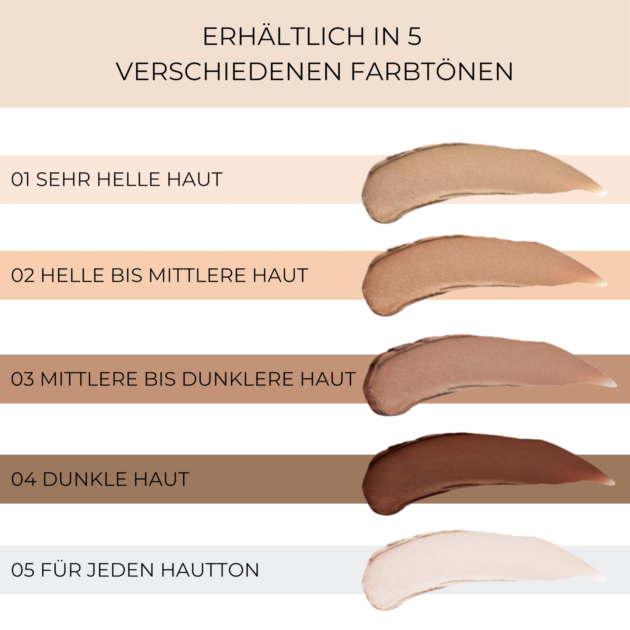 Deep Teint swatch of M. Asam Magic Finish Mousse for deeper tones