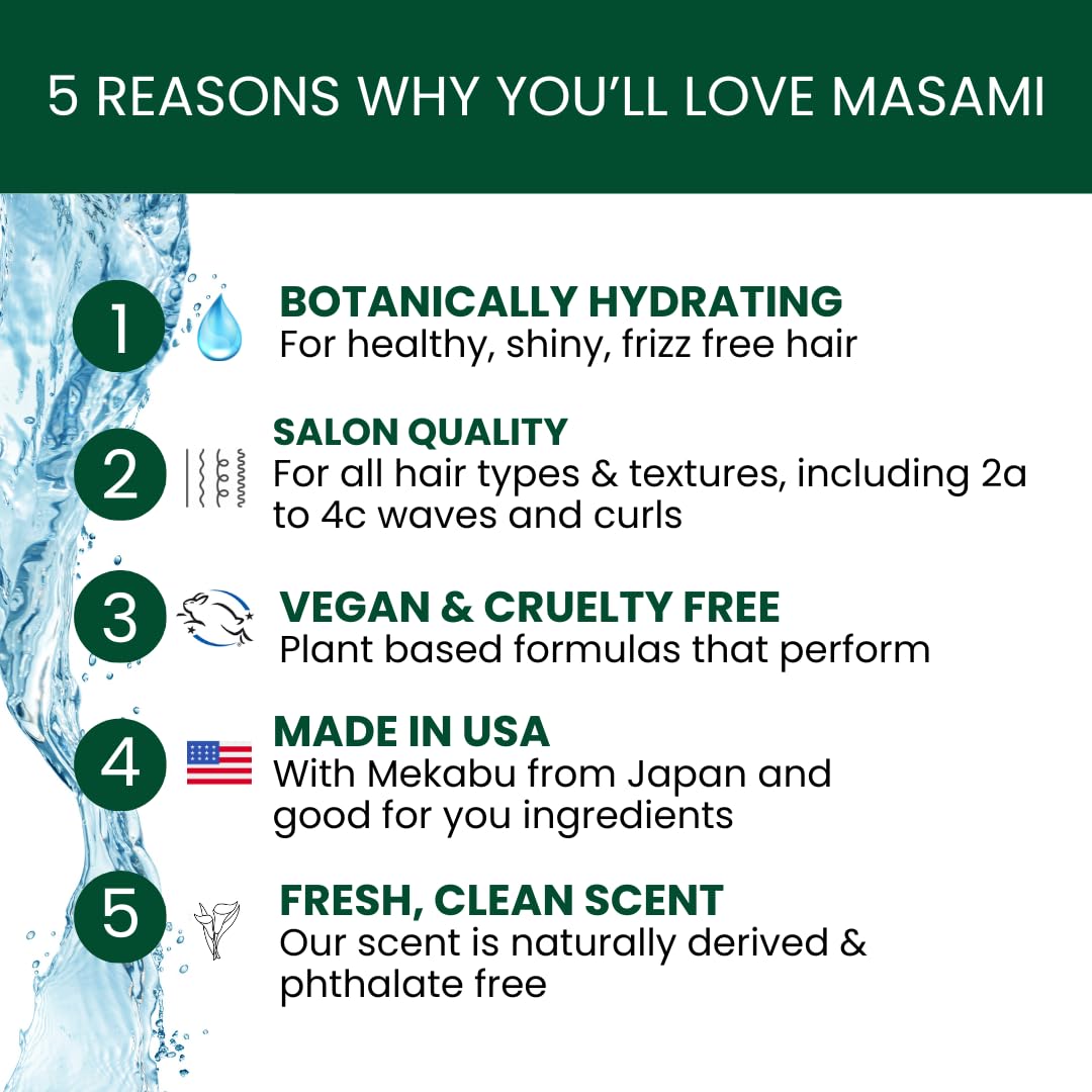 Masami Mekabu Hydrating Shine Serum ingredient highlight mekabu for hydration.