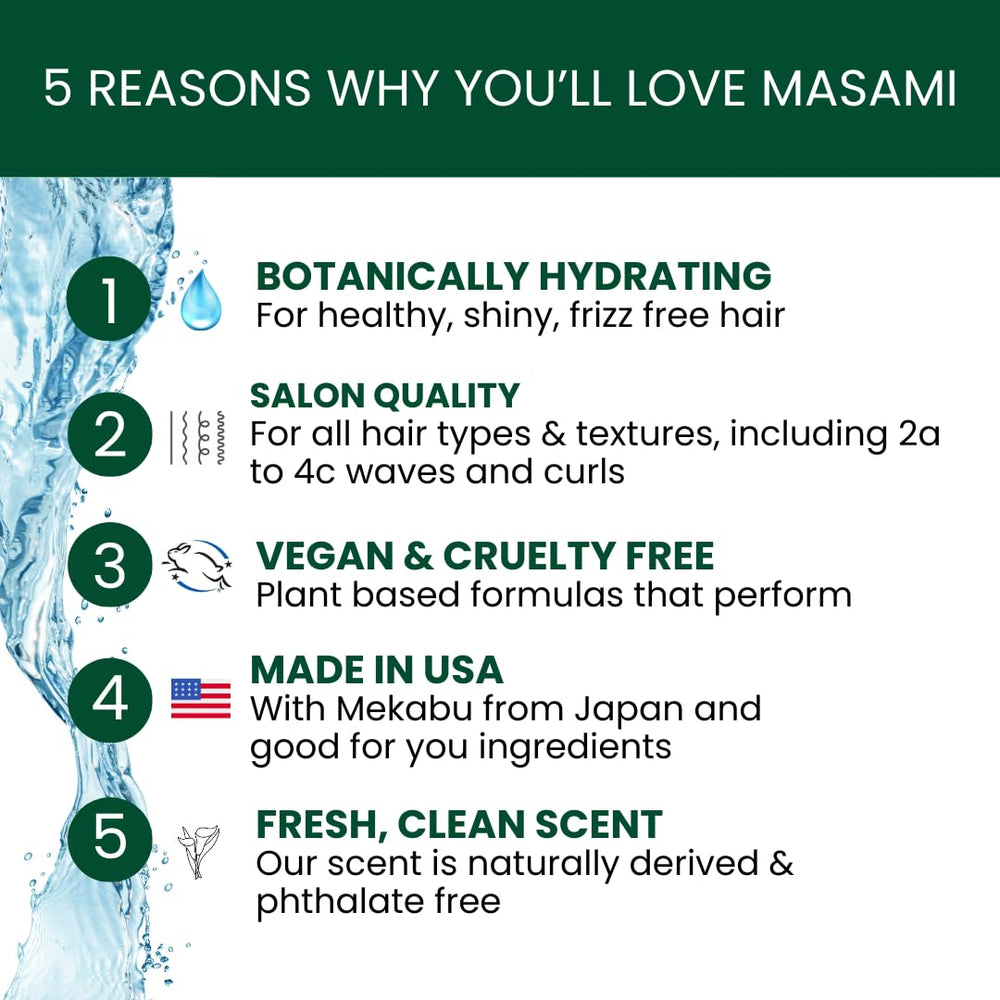 Masami Mekabu Hydrating Shine Serum ingredient highlight mekabu for hydration.