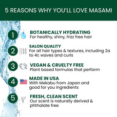 Masami Mekabu Hydrating Shine Serum ingredient highlight mekabu for hydration.