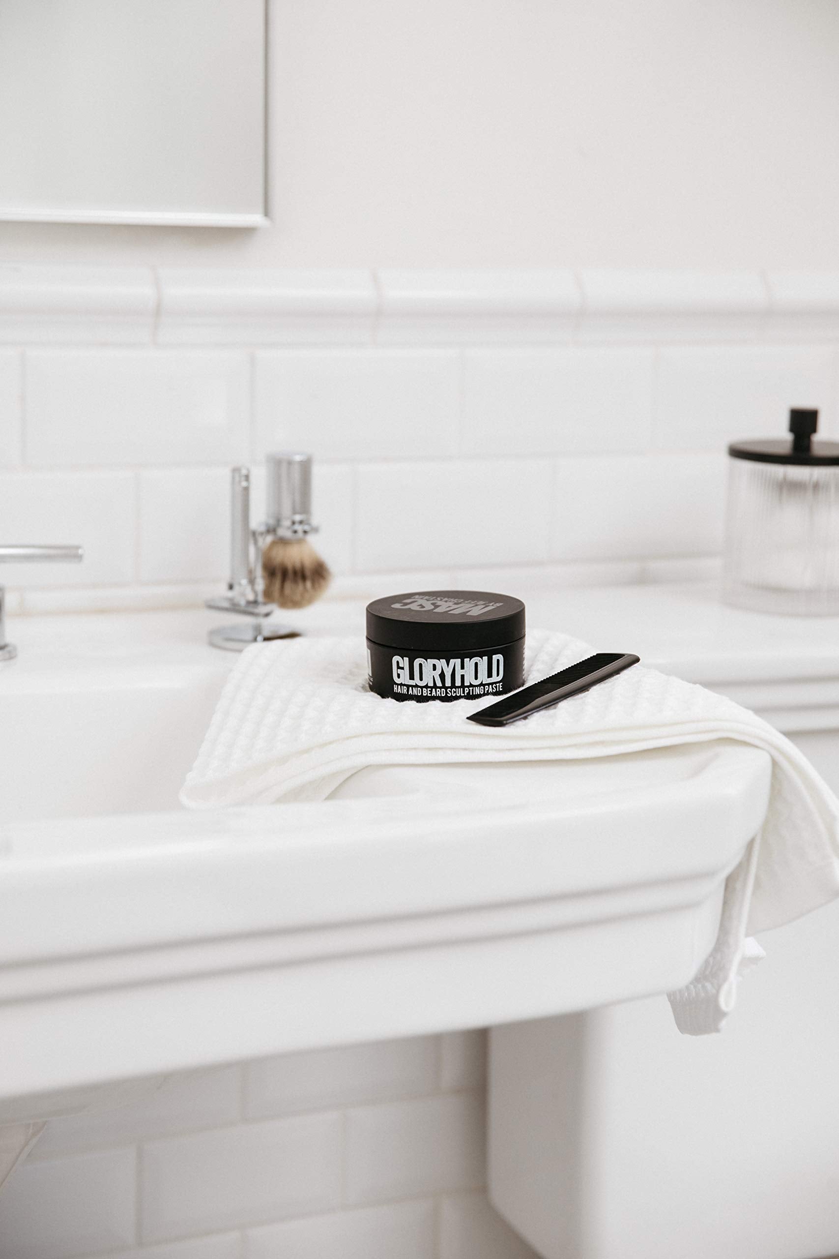 MASC Gloryhold cruelty-free label on packaging