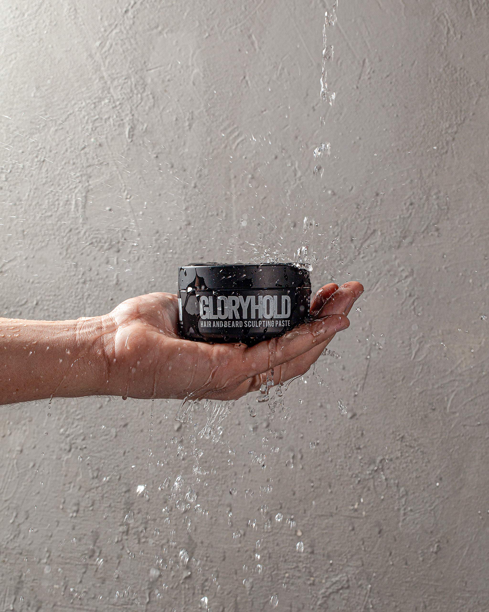MASC Gloryhold rosewood morning wood scent near bottle during styling