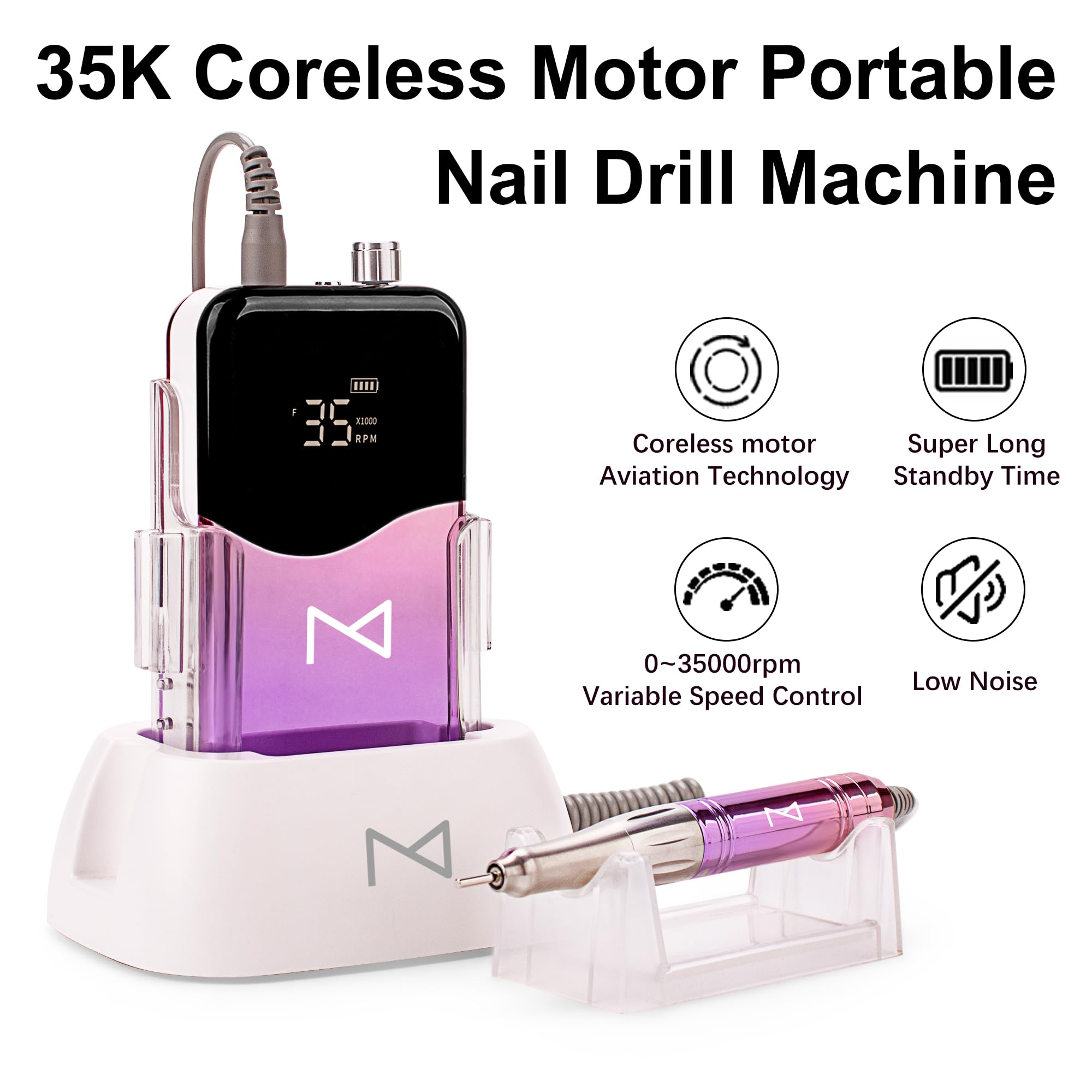 Mase cordless drill designed for salon quality nails at home