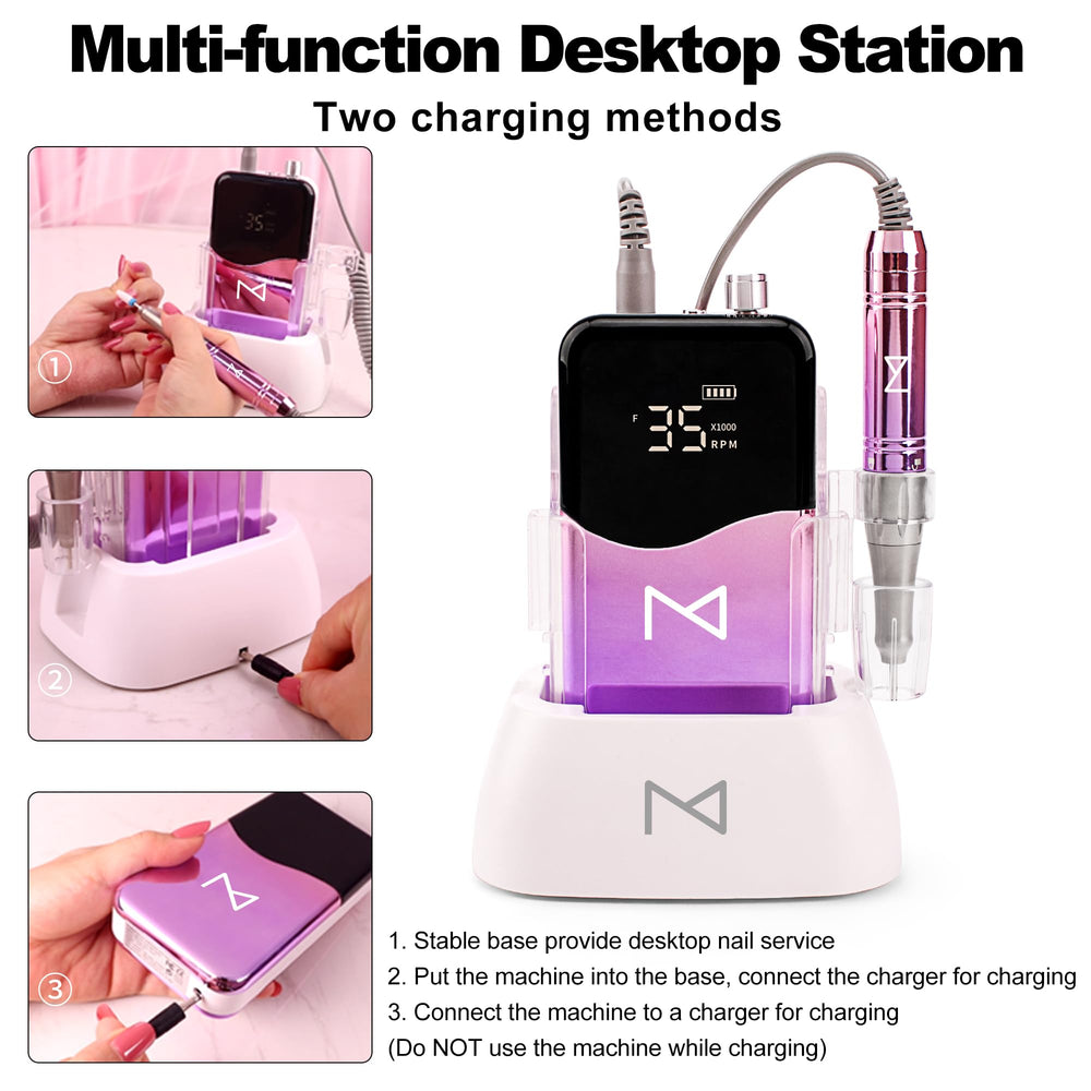 Mase quick recharge with LCD display to monitor power