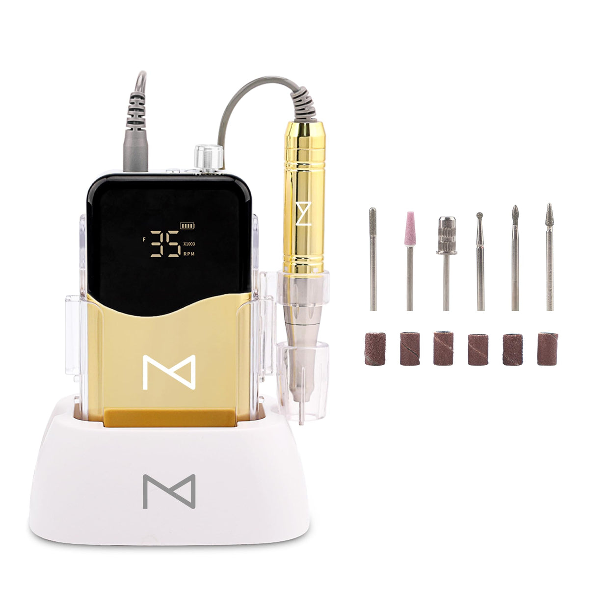 Mase professional nail drill with coreless motor for precise shaping and efficiency