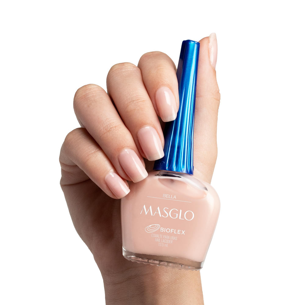 MASGLO Beautiful Set Beautiful Nude bottle for everyday chic nails.