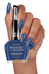 MASGLO Gel Evolution Distinguida nails showcase rich hue and long wear