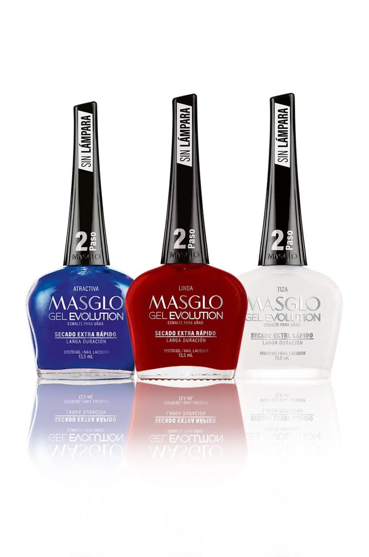 Masglo Gel Evolution Patriotic Pride Set for festive nails with long wear