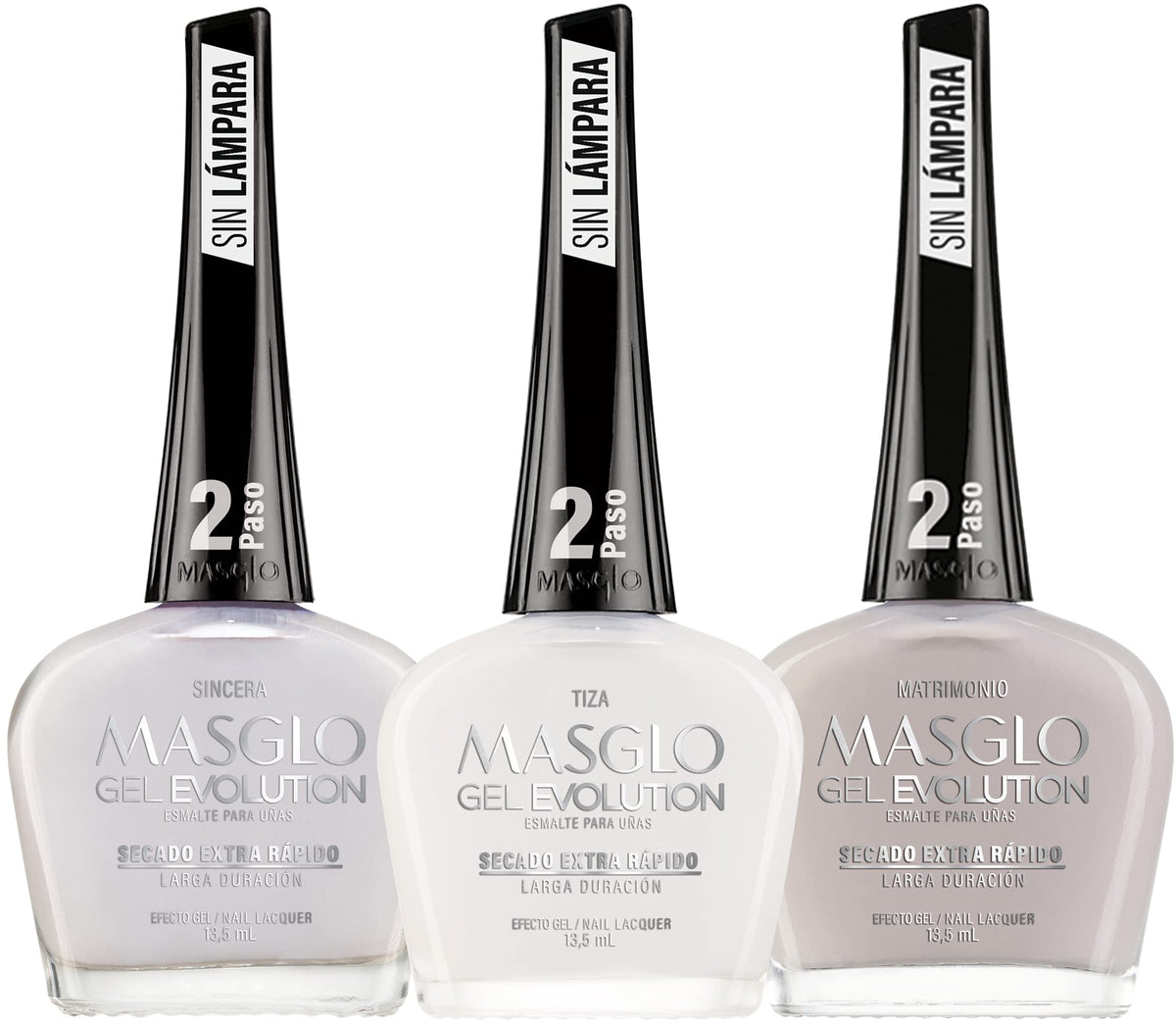 MASGLO Gel Evolution bottle closeup, fast-drying gel without UV lamp.