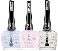 MASGLO Gel Evolution set packaging close-up for at-home manicure
