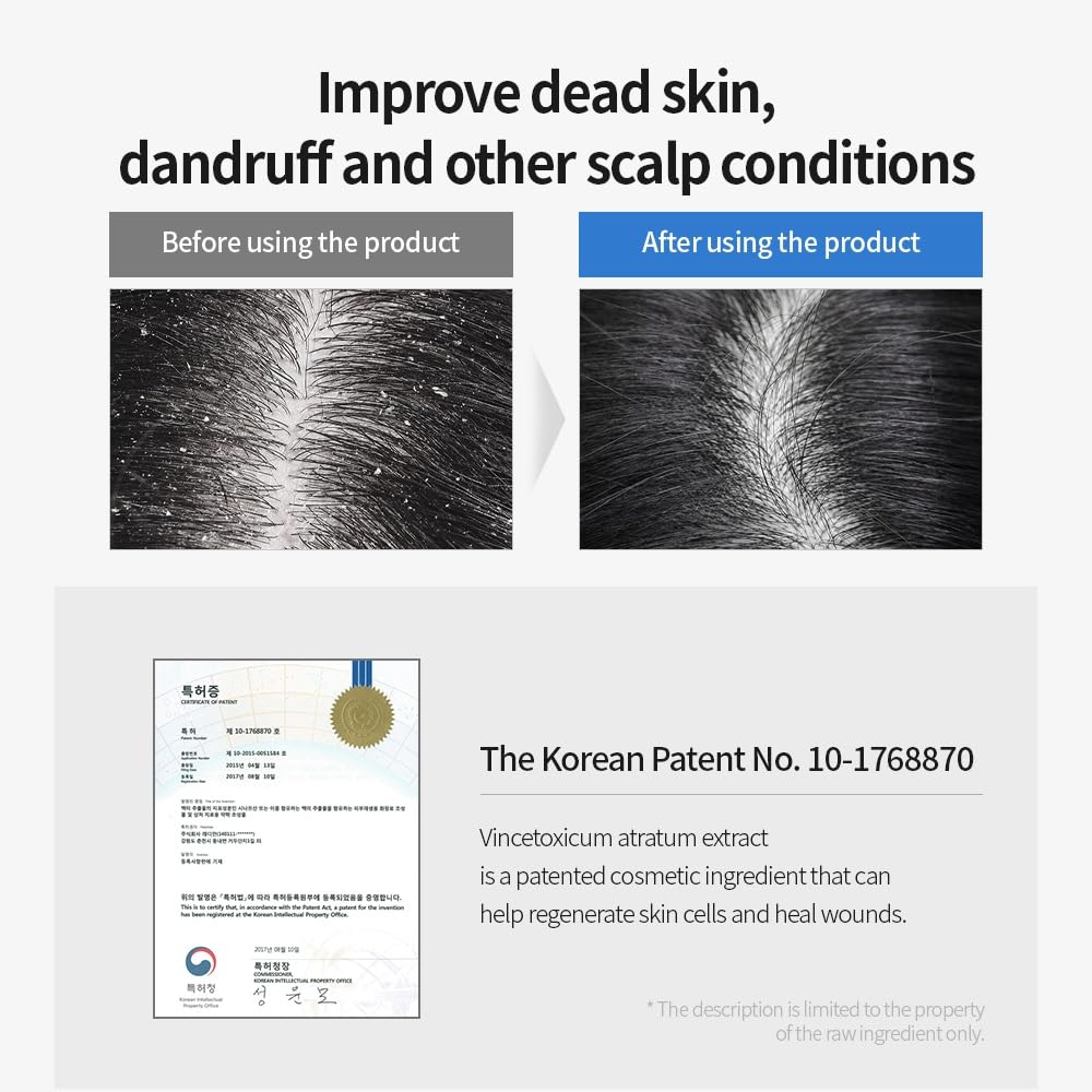 Hair after use: voluminous, shiny, and healthy-looking strands.