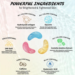 Maskiss blue hyaluronic eye masks provide deep hydration and soothing moisture.