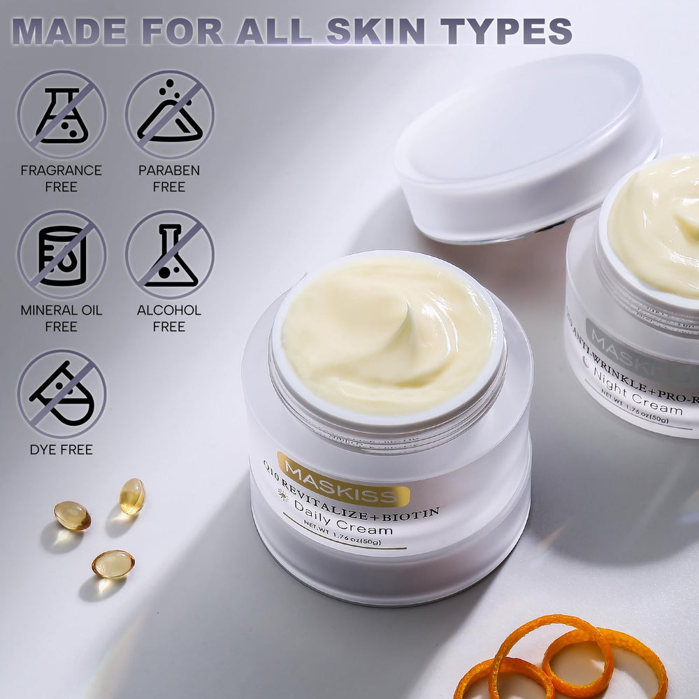 Maskiss day-time-dispense illustrates convenient morning routine integration with light finish.