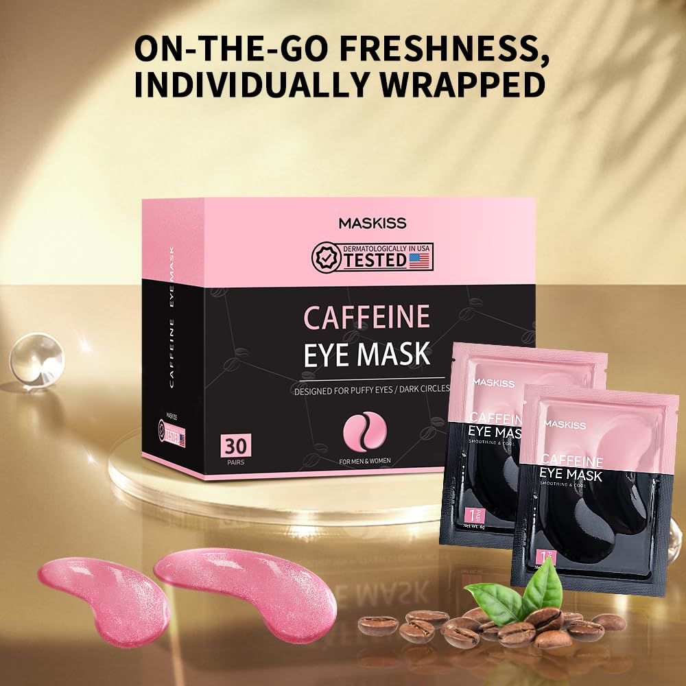 Maskiss 20-minute treatment leaves refreshed, moisturized under-eye skin