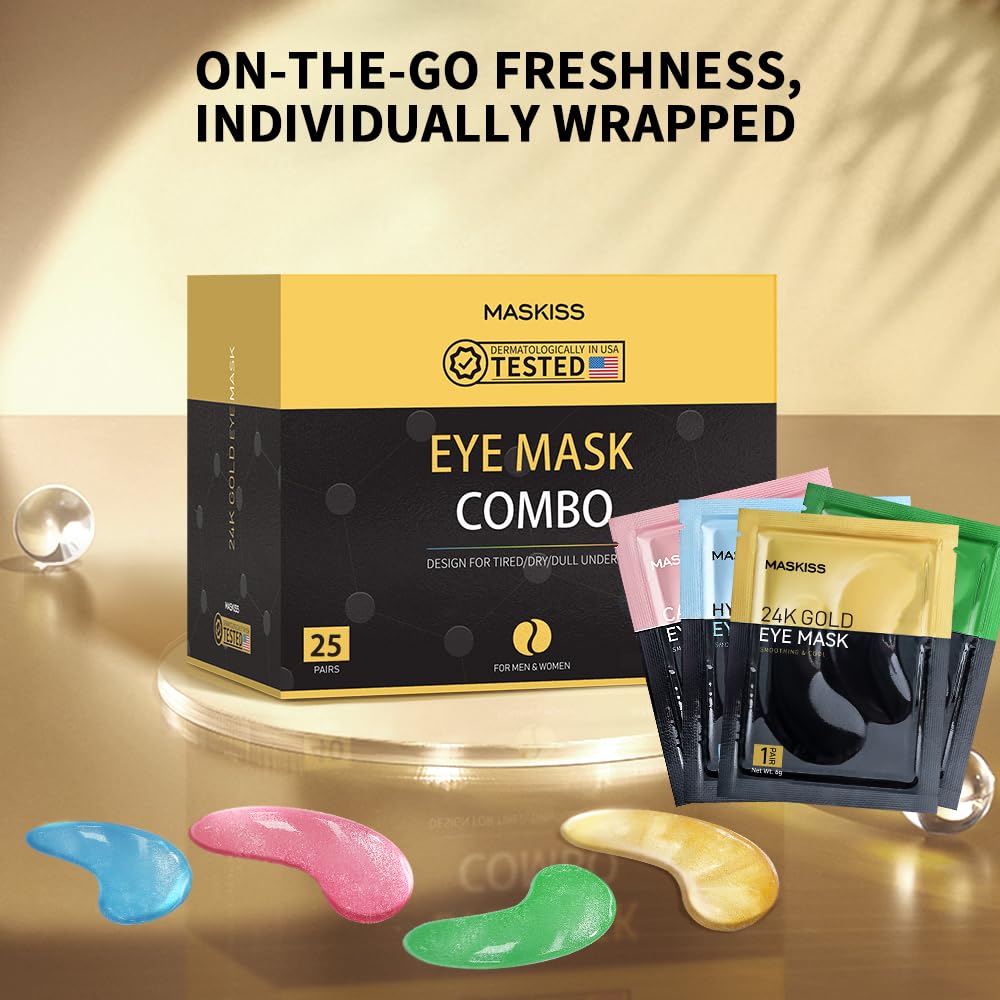 Maskiss four-color eye patch set for comprehensive eye care
