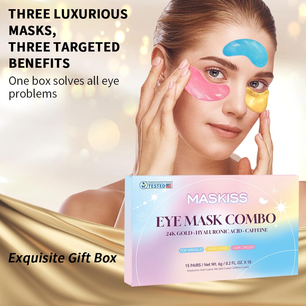 Maskiss Valentine’s Day gift for her eye care set that brightens and relaxes