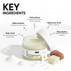 Masofta Kojic Alpha-Arbutin Lip Balm improves lip tone and moisture