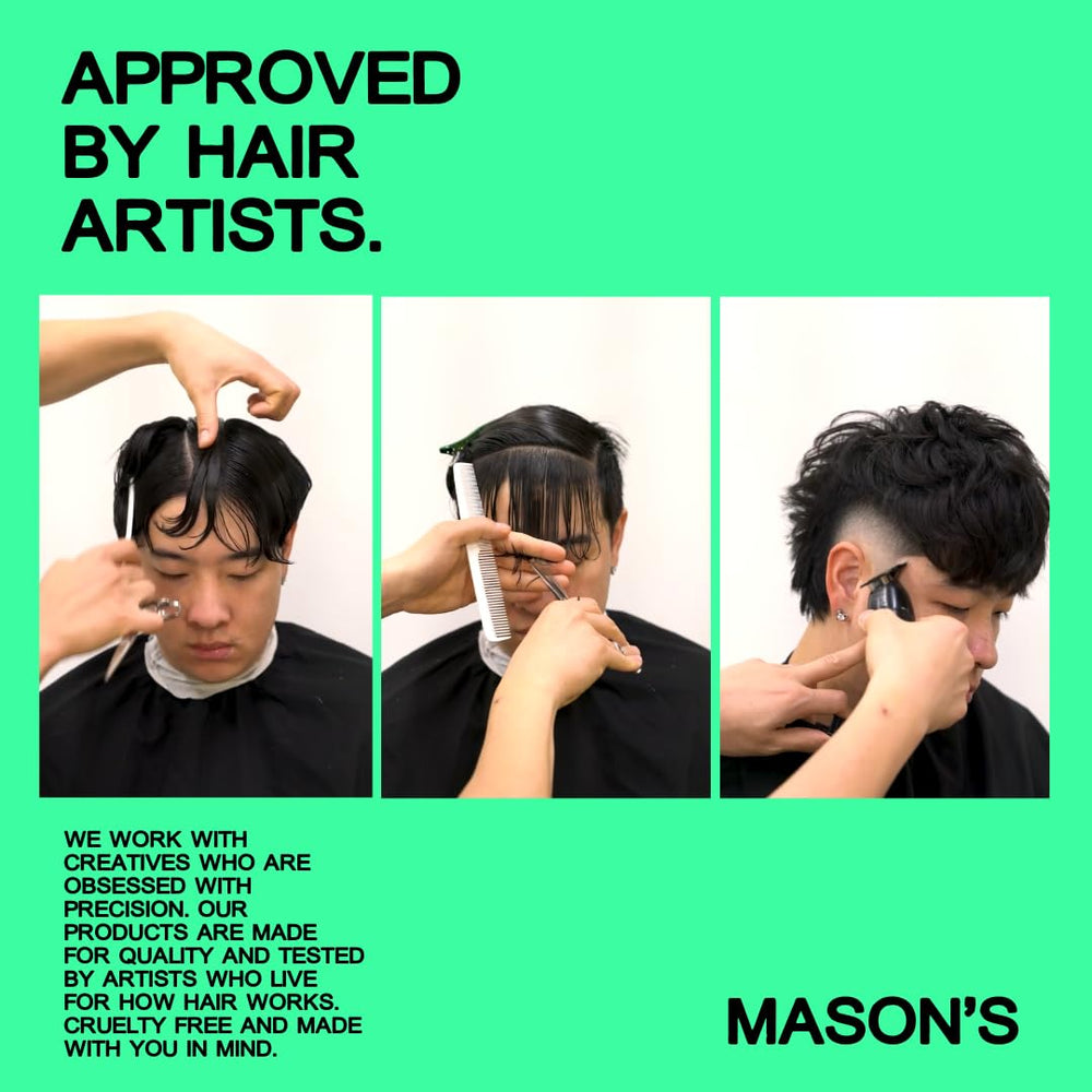 Mason’s Pomade Sea Salt Spray creates beachy waves for effortless styling.