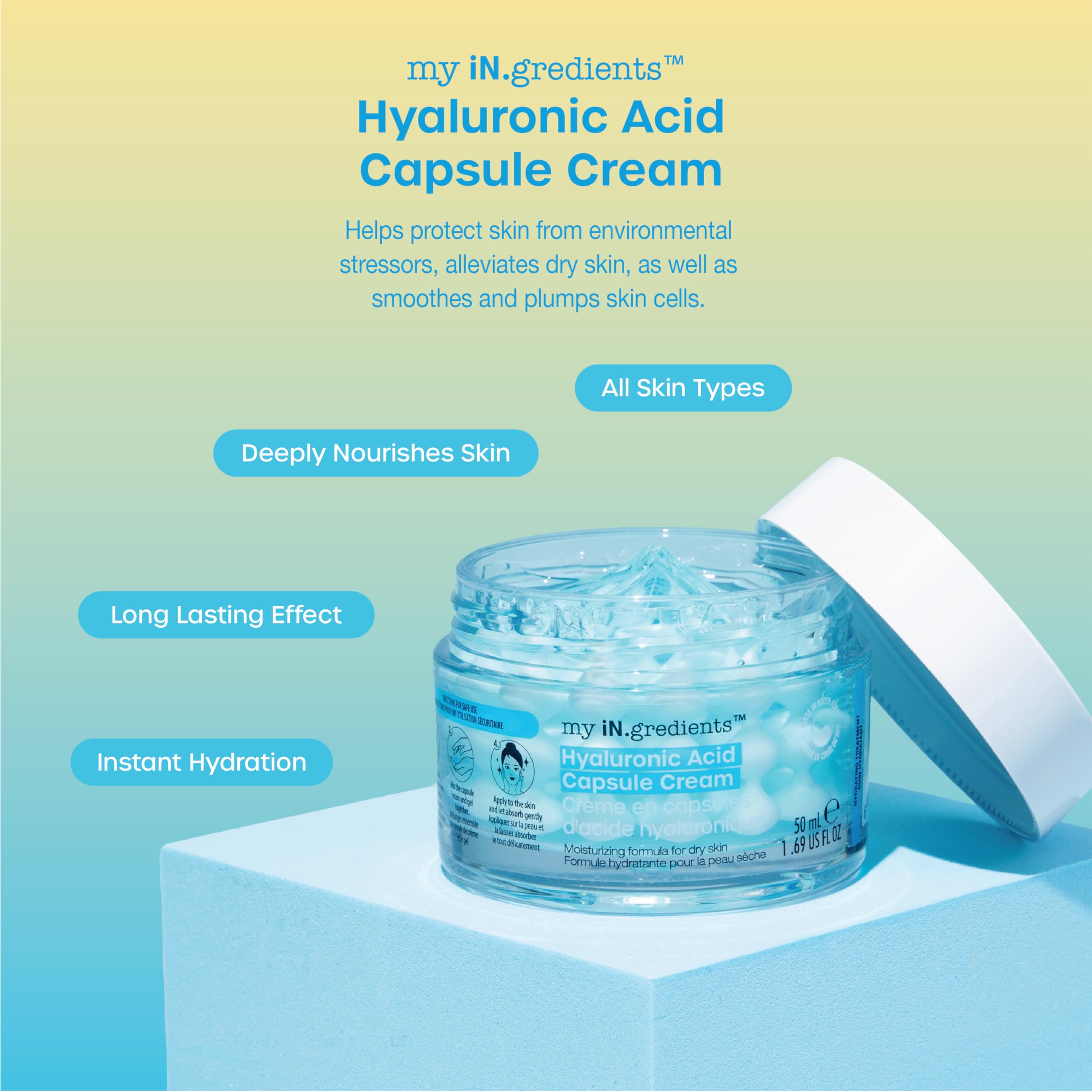 masque-bar 3D capsule technology closeup illustrating innovative capsule design