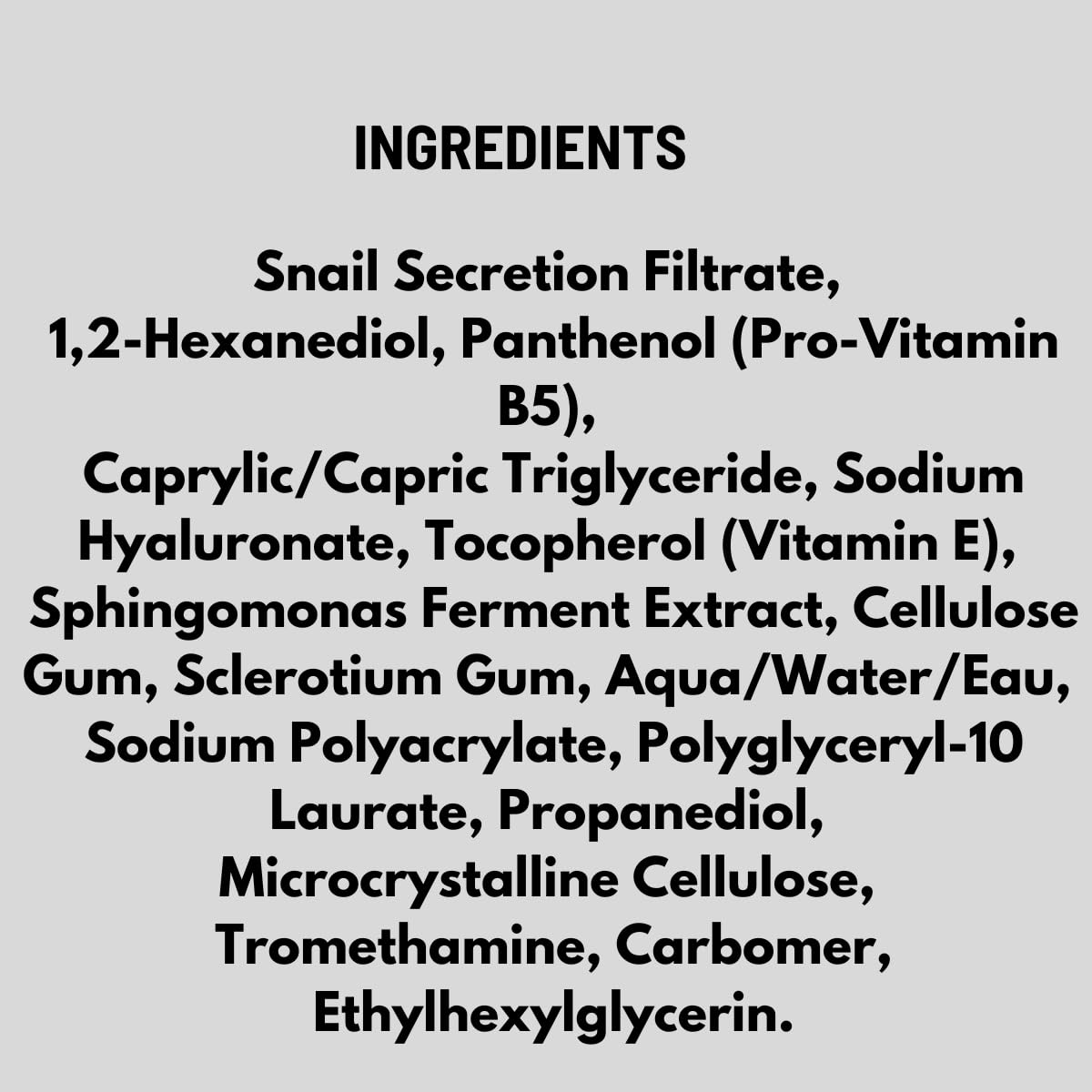 Masque Bar Snail Mucin Serum 95% concentration highlights hydration.