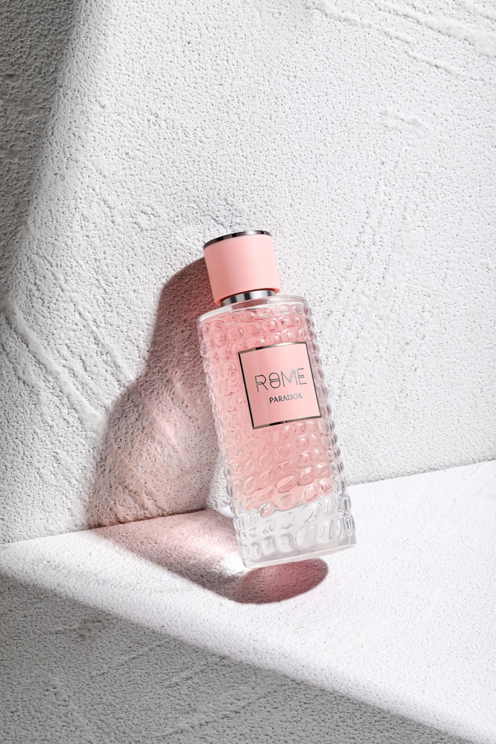 Mast Perfume Rome Paradox front bottle highlights elegant floral heart and marine nuance.