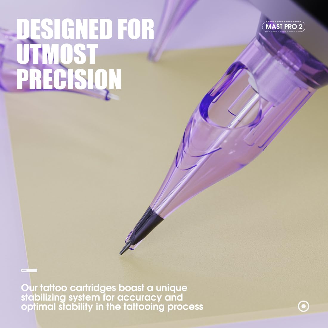 MAST TATTOO Pro2 backflow protection membrane keeps ink contained during work.